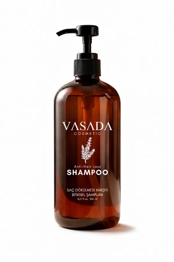 شامپو گیاهی ضد ریزش مو Vasada حاوی بیوتین و کراتین