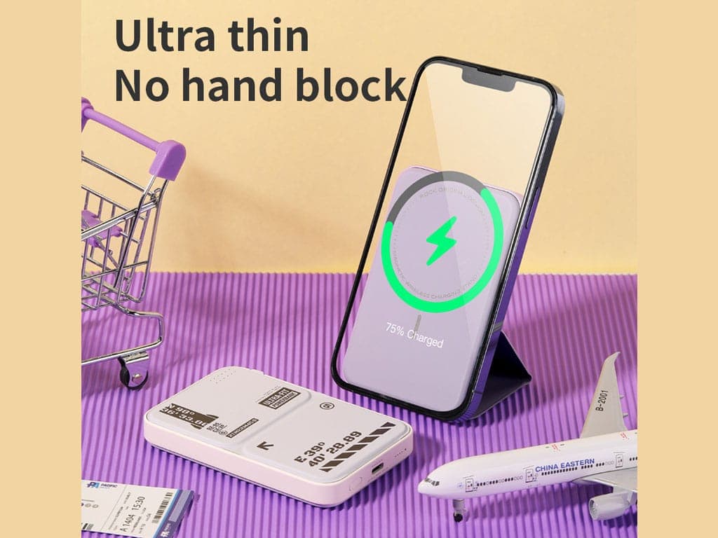 پاور بانک 5000 وایرلس راک Rock P83 توان 15 وات — تصویر ۲