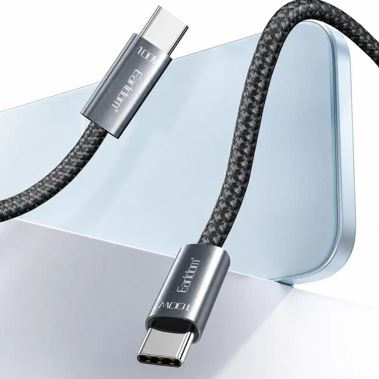 کابل تایپ سی به لایتنینگ ارلدام Earldom مدل EC-201C-L توان 30 وات 1 متر — تصویر ۸