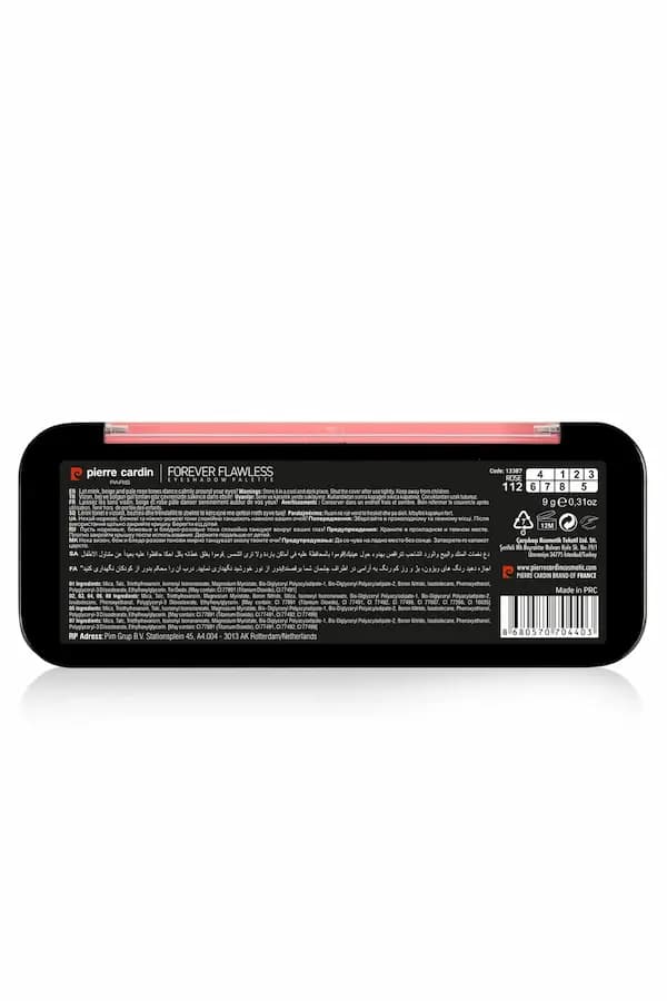 پالت سایه چشم 8 رنگ پیِر کاردین مدل Forever Flawless Rose — تصویر ۳