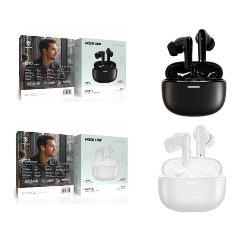هندزفری بلوتوثی دو گوش (ایرپاد) گرین لاین مدل HYATT Wireless Earbuds کد 4662