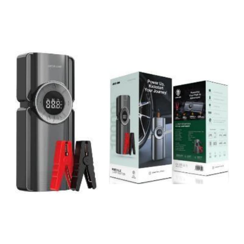جامپ استارتر و پمپ باد چندکاره خودرو گرین لاین مدل Portable Jump Starter کد 4112
