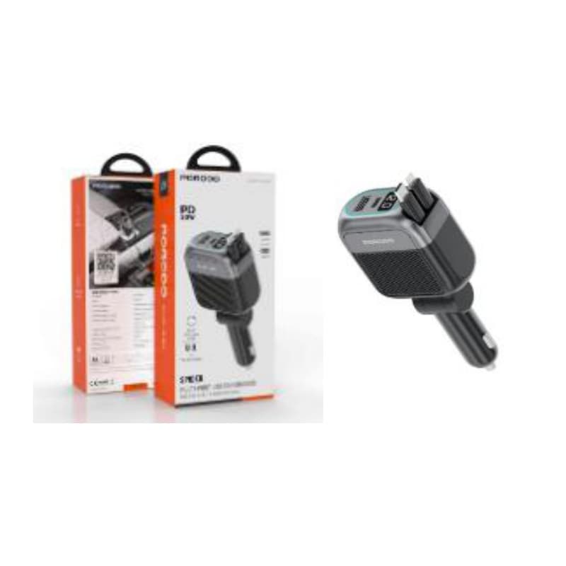 شارژر فندکی فست شارژ خودرو پرودو مدل Spider Multi-Port USB Car Charger کد 4682