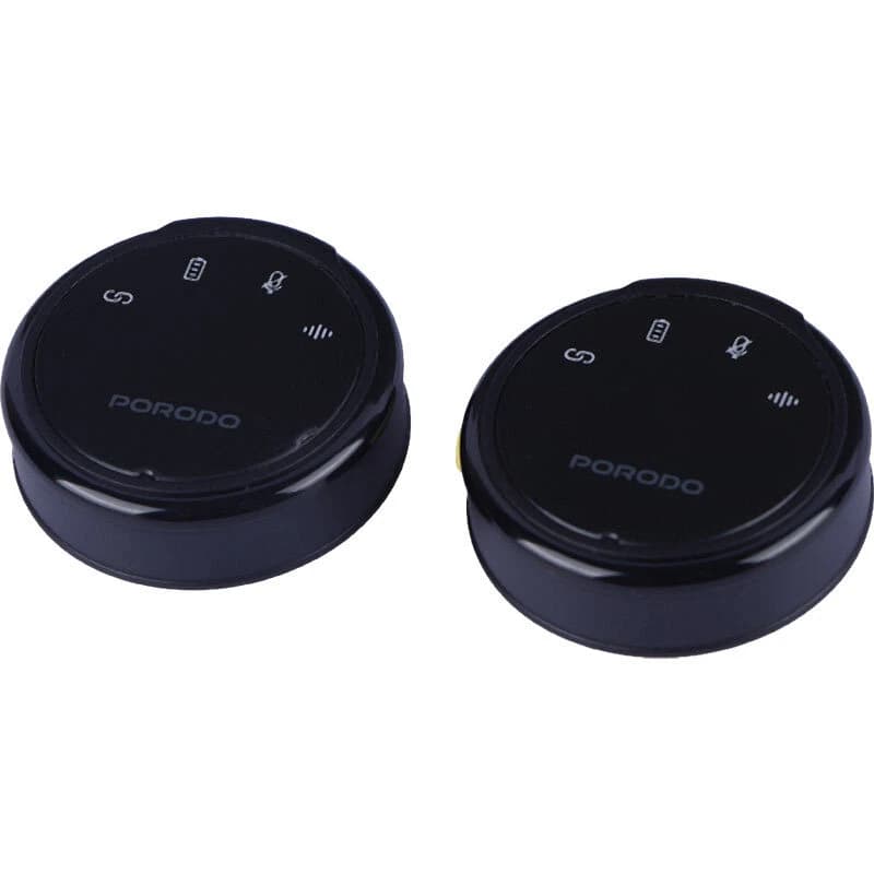 میکروفون یقه ای بی سیم دوتایی پرودو PDWMDMIC Type-C / Lightning — تصویر ۱۰