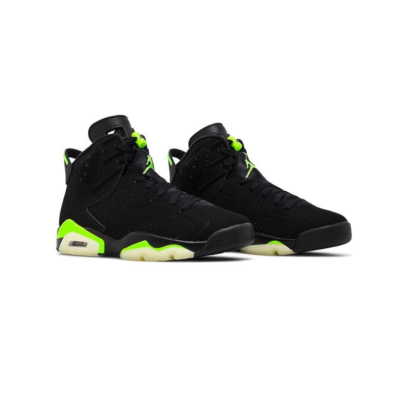 نایک ایرجردن 6 مشکی سبز Nike Air Jordan 6 Retro Black Electric Green — تصویر ۵