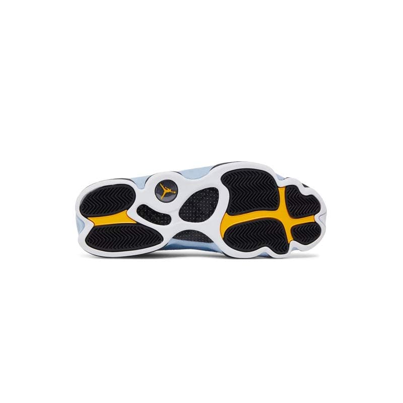 کتونی نایک ایرجردن 13 سفید آبی مشکی Nike Air Jordan 13 Retro White Blue Grey — تصویر ۳