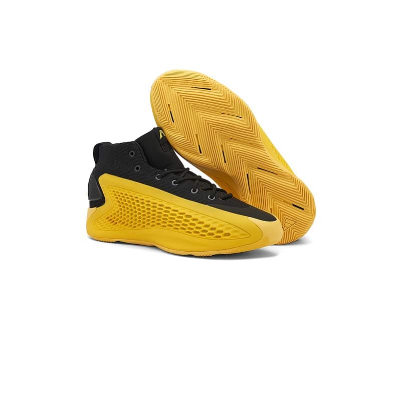 کتونی بسکتبالی آدیداس آنتونی ادواردز مشکی زرد Adidas AE 1 Black Yellow — تصویر ۳