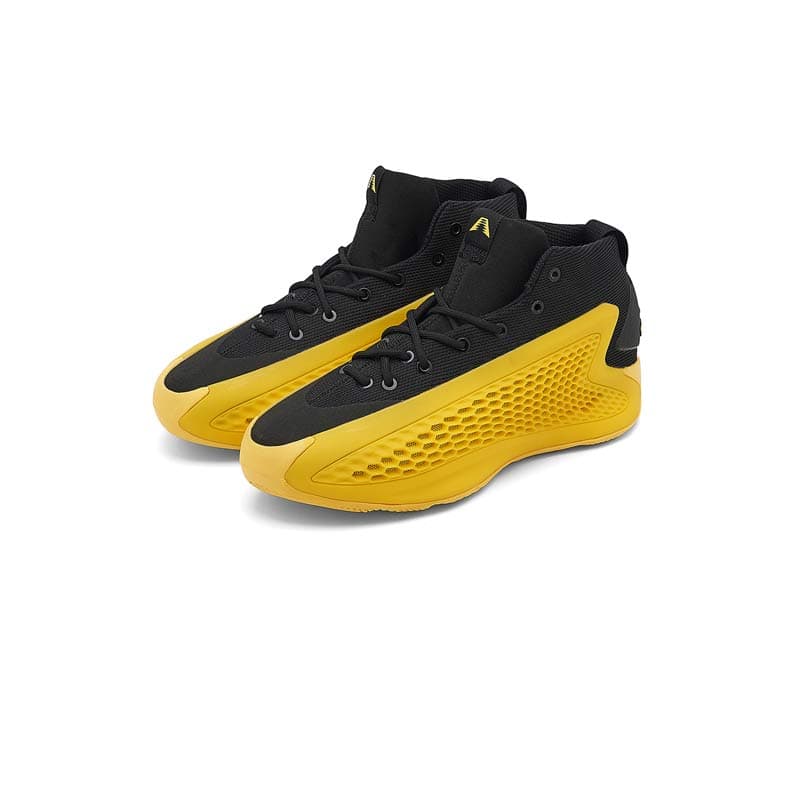 کتونی بسکتبالی آدیداس آنتونی ادواردز مشکی زرد Adidas AE 1 Black Yellow — تصویر ۲