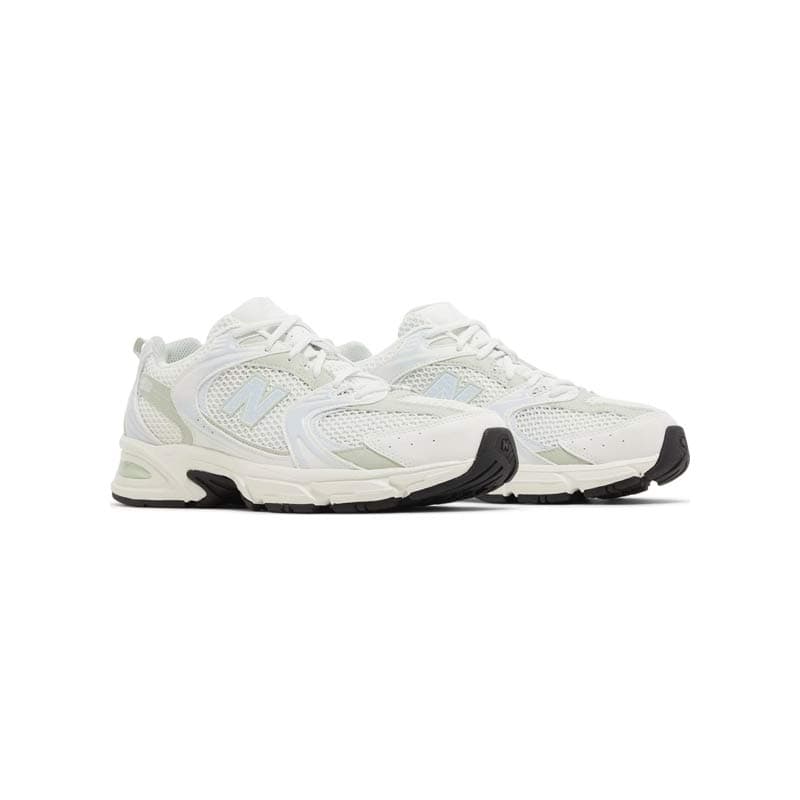 کتونی نیوبالانس 530 سفید سبز روشن New Balance 530 Ice Blue Silver Moss — تصویر ۵