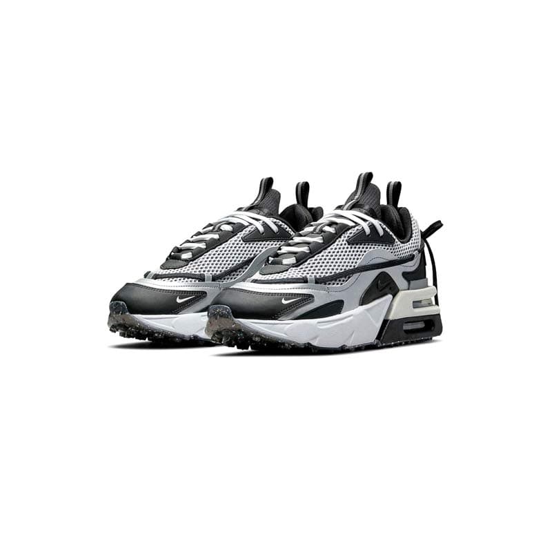 کتونی زنانه نایک ایرمکس فوریوزا مشکی سفید طوسی Nike Air Max Furyosa Metallic Silver Black White — تصویر ۲
