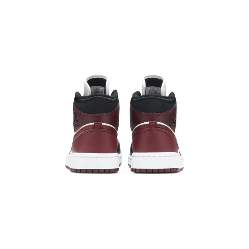 کتونی نایک ایرجردن 1 ساقدار زرشکی پلاک طلایی Nike Air Jordan 1 Mid SE Gold Pendants — تصویر ۴