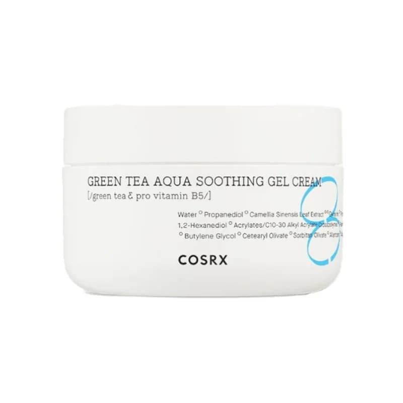 ژل کرم آبرسان و تسکین دهنده چای سبز Green Tea Aqua کوزارکس 50 میل — تصویر ۲