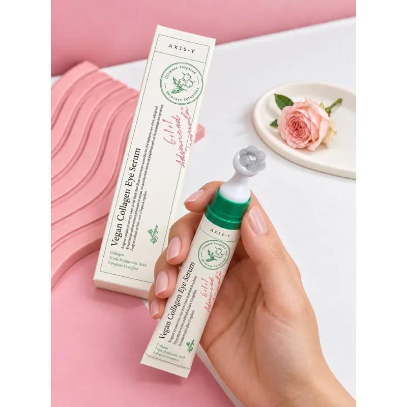 سرم دور چشم کلاژن گیاهی Vegan Collagen و پپتاید اکسیس وای 10 میل — تصویر ۴