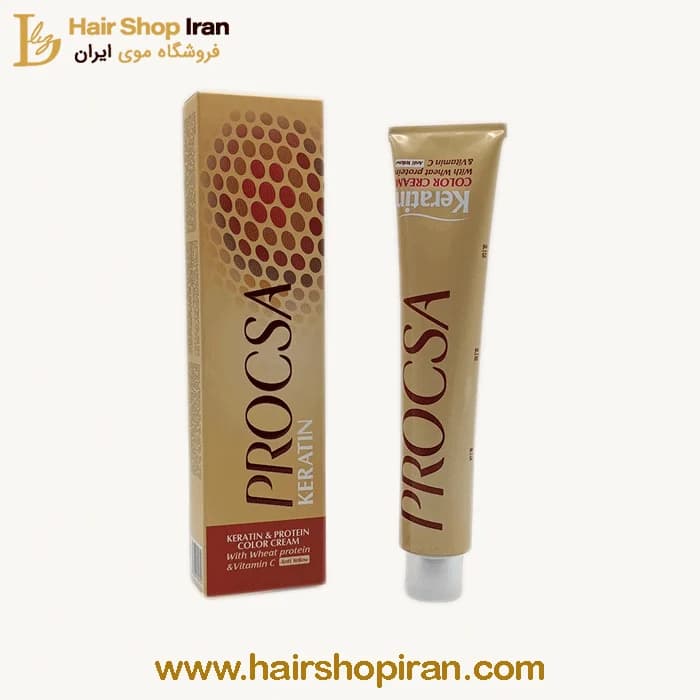 رنگ مو پروکسا کد رنگ 9/22 بلوند زیتونی خیلی روشن (آفتابی زیتونی) Procsa