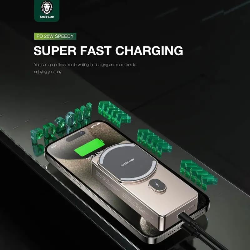 پاوربانک گرین لاین مدل Green Lion 10000 mAh Milton — تصویر ۴