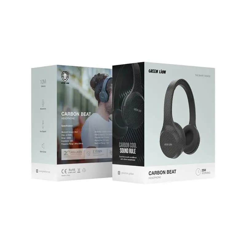 هدفون گرین لاین مدل Green Lion Carbon Beat — تصویر ۳