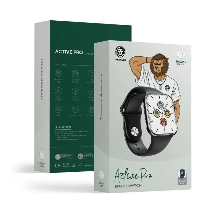 ساعت هوشمند گرین لاین مدل Green Lion Active Pro — تصویر ۳