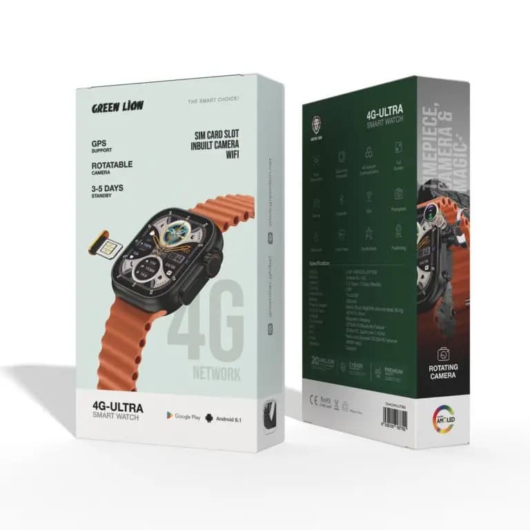 ساعت هوشمند گرین لاین بدون ریجیستری مدل Green Lion 4G-Ultra — تصویر ۴