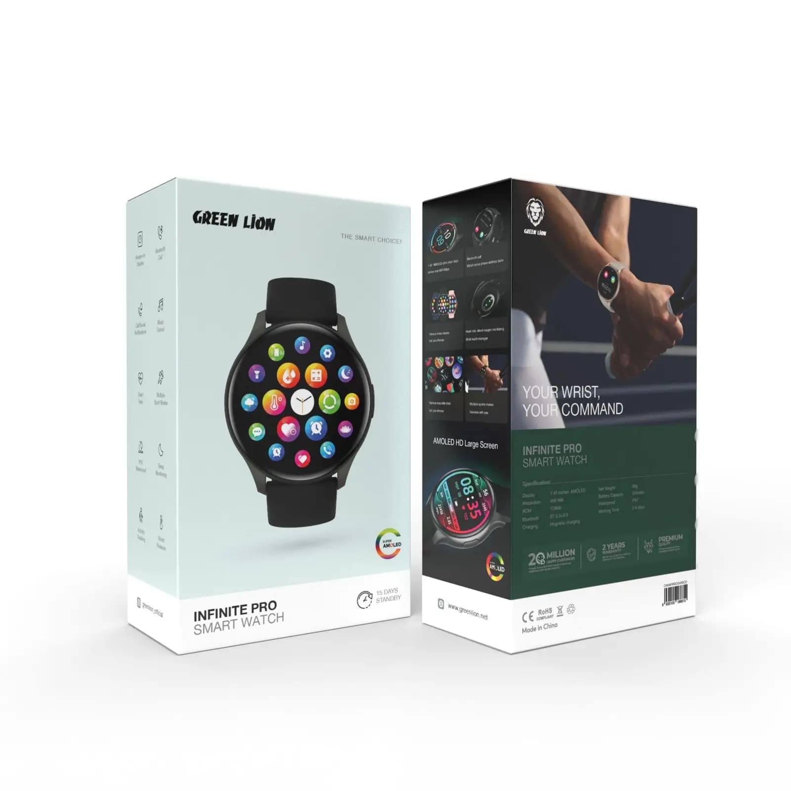 ساعت هوشمند گرین لاین مدل Green Lion Infinite Pro — تصویر ۳