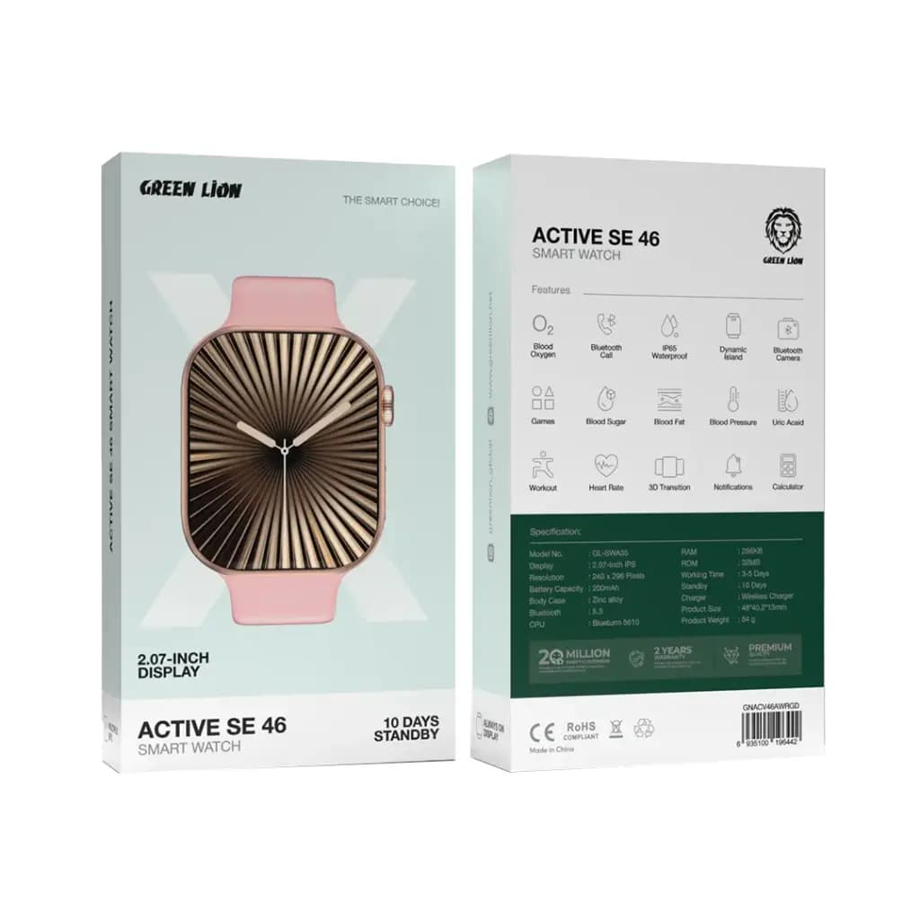 ساعت هوشمند گرین لاین مدل Green Lion Active SE 46 — تصویر ۳