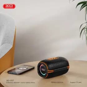 اسپیکر بلوتوثی قابل‌حمل XO ایکس او مدل F57 Pro با نورپردازی RGB و توان 30W — تصویر ۳