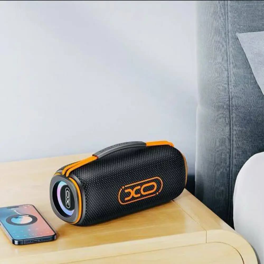 اسپیکر بلوتوثی قابل‌حمل XO ایکس او مدل F57 Pro با نورپردازی RGB و توان 30W — تصویر ۶