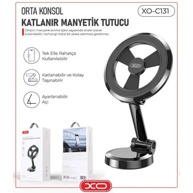 هولدر و نگهدارنده مغناطیسی موبایل خودرو برند ایکس او XO مدل C131 — تصویر ۶