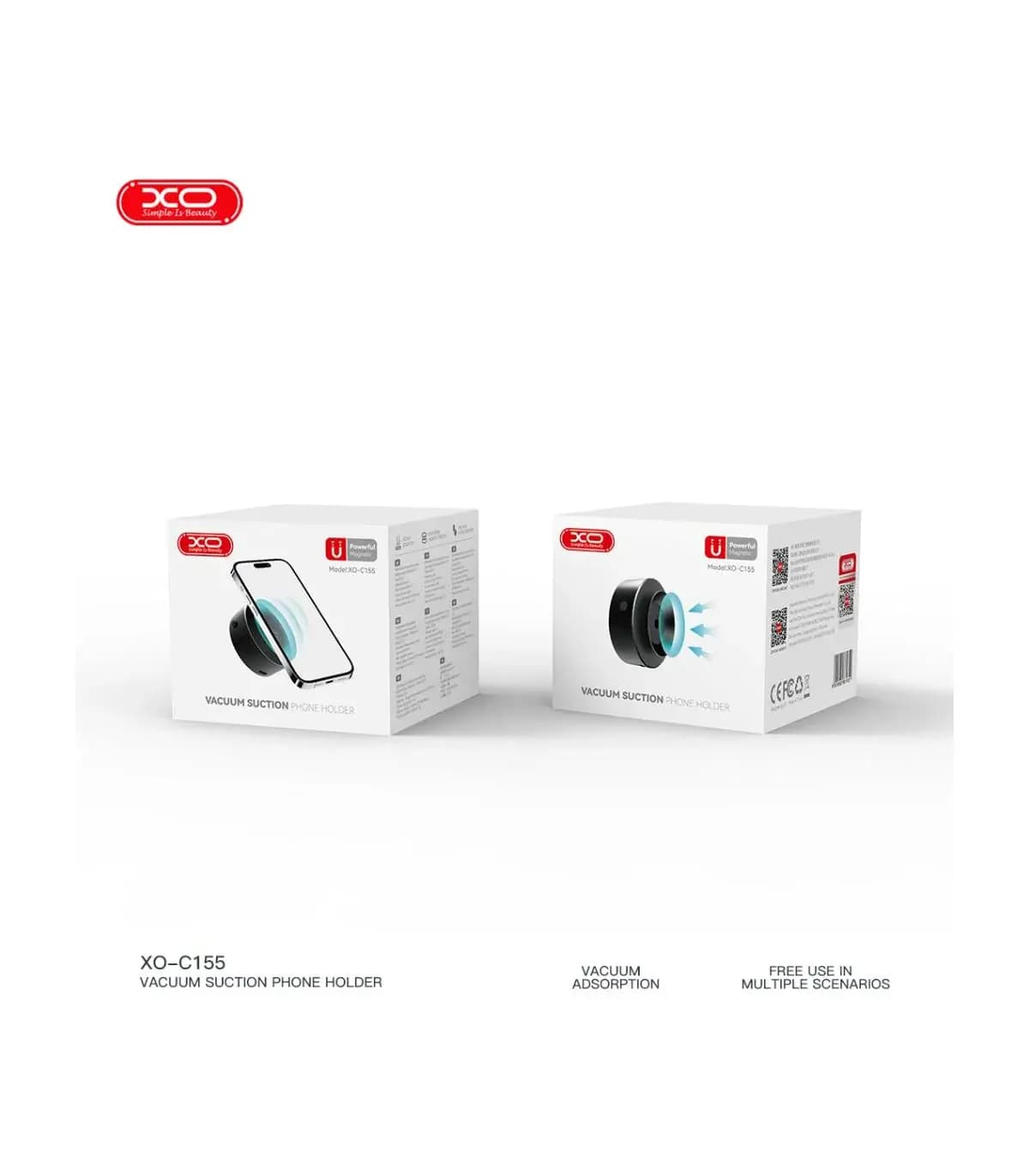 هولدر و نگهدارنده مغناطیسی موبایل خودرو و رومیزی برند ایکس او XO مدل C155 — تصویر ۷