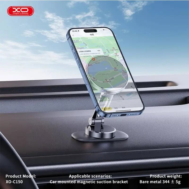هولدر و نگهدارنده مغناطیسی موبایل خودرو برند ایکس او XO مدل C150 — تصویر ۳