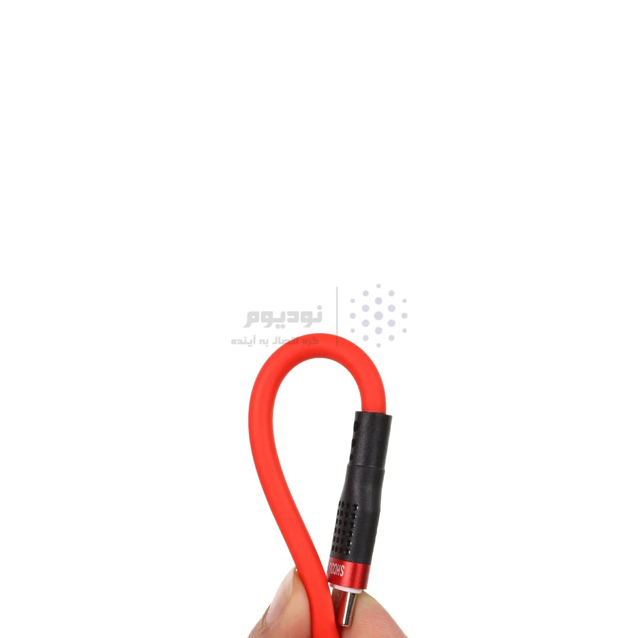 کابل شارژ سیلیکونی 1.1 متری فست Shoosh Type-C مدل +SH141C – قرمز – SMO — تصویر ۳
