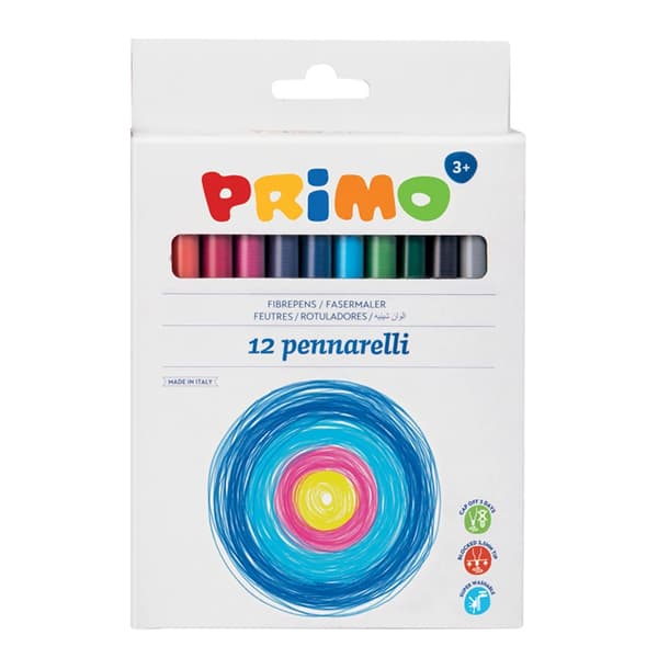 ماژیک 12 رنگ پریمو کد 601PEN12