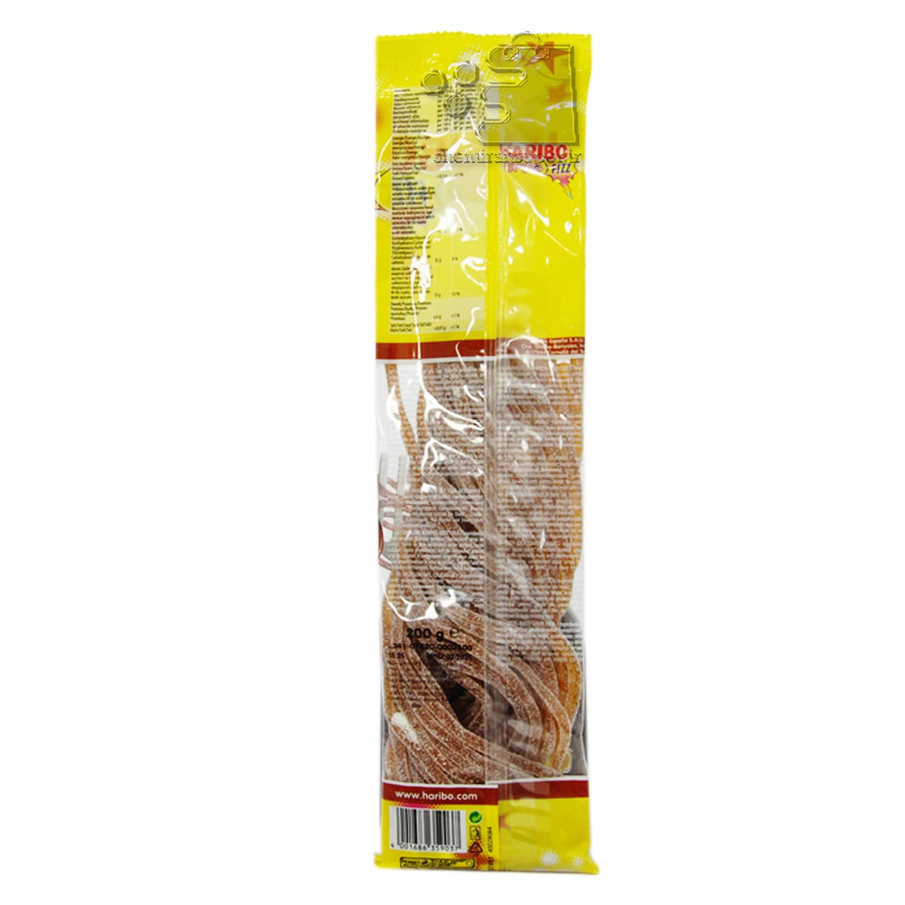 پاستیل اسپاگتی شکری نوشابه ترش ۲۰۰ گرم هاریبو – haribo — تصویر ۲