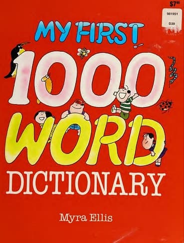 (رحلی – رنگی) My First 1000 Word Dictionary کتاب