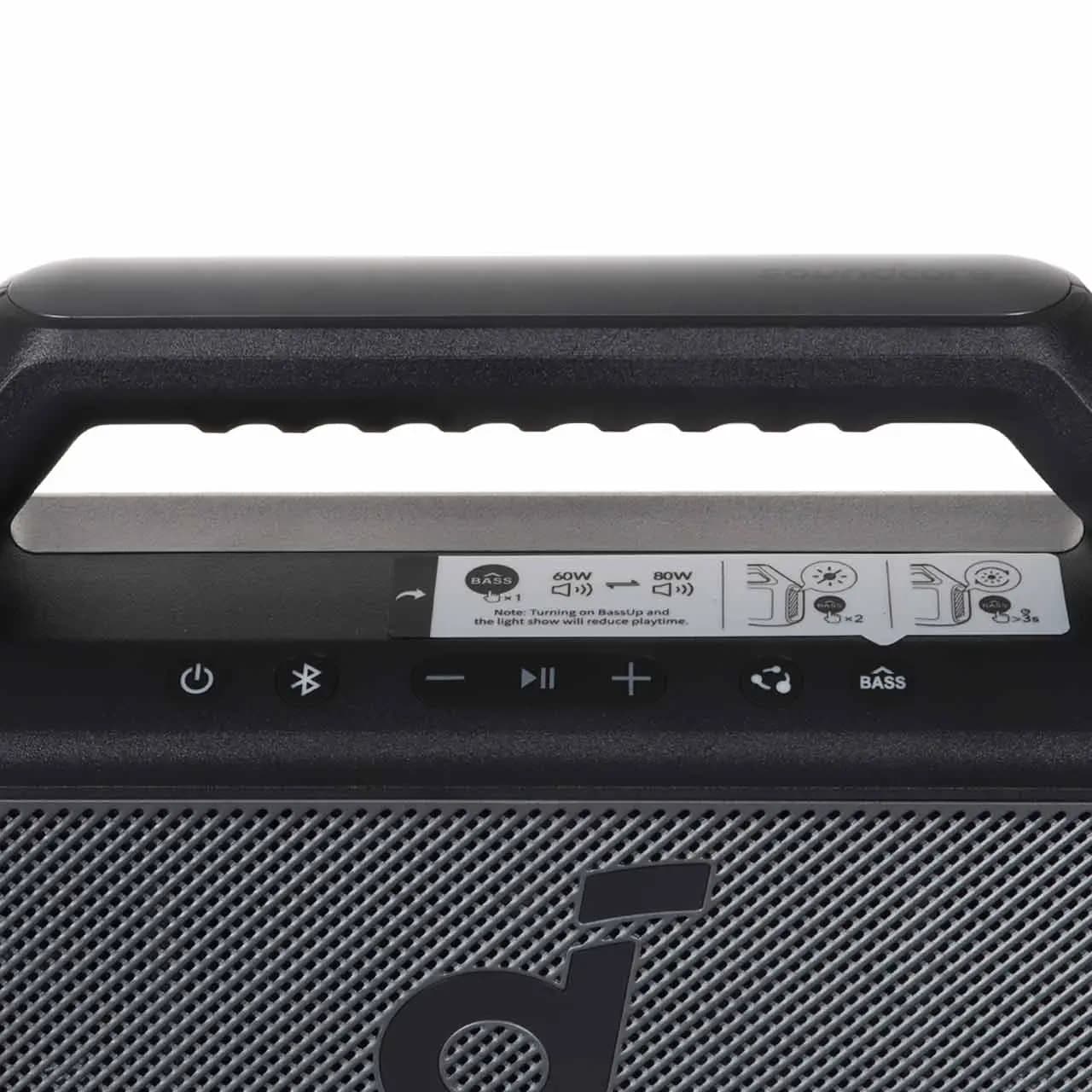 اسپیکر بی سیم Anker مدل BOOM 2 SE A3148Z11 – مشکی (گارانتی 6 ماهه شرکتی) — تصویر ۲