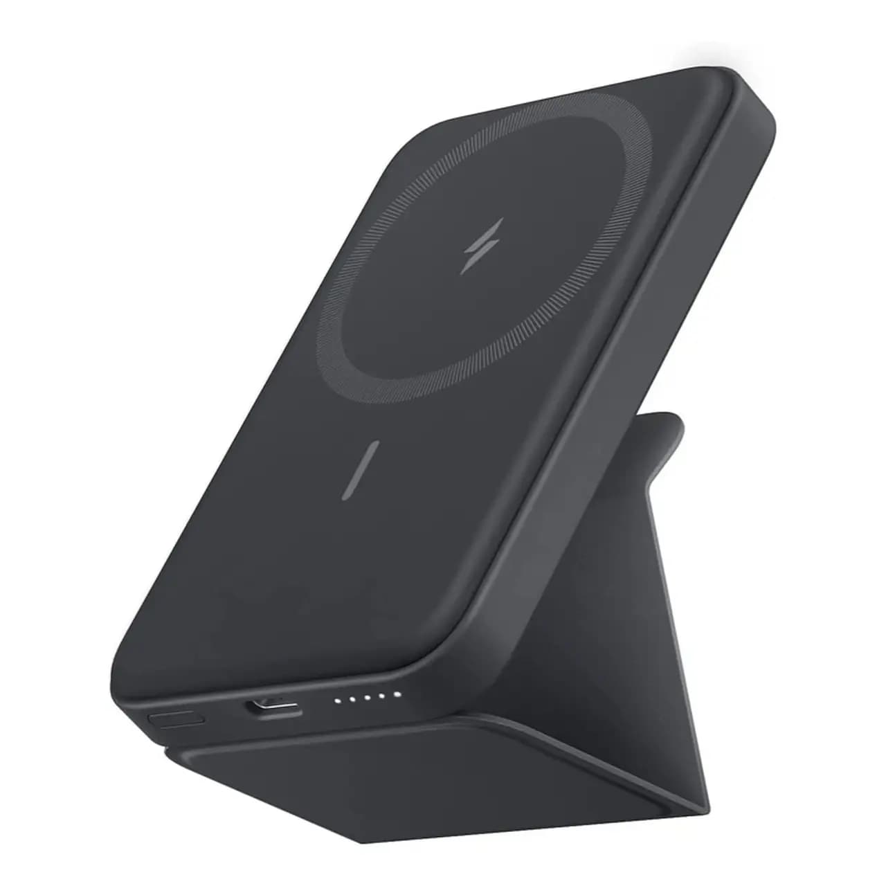 پاوربانک فست شارژ مگ سیف Anker 12W 5000mAh مدل A1618H11 – مشکی (گارانتی 6 ماهه شرکتی)