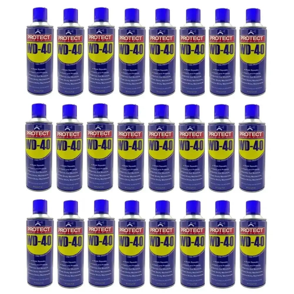 اسپری روان کننده پروتکت مدل PROTECT WD-40 حجم 450 میلی لیتر کارتن 24 عددی