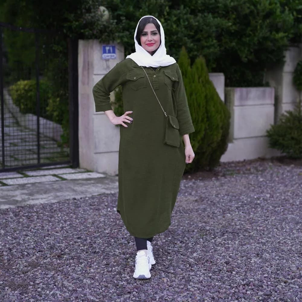ست کفتان و کیف کنفی کد 24957 — تصویر ۲