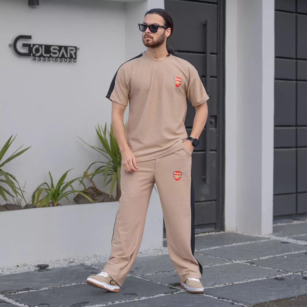 ست تیشرت و شلوار مردانه آرسنال کد 25014