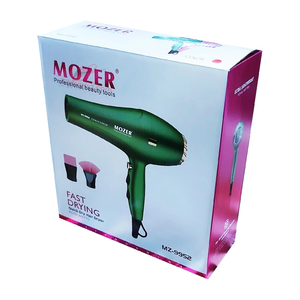 سشوار موزر Mozer مدل mz-9952 قدرت 6000 وات — تصویر ۲