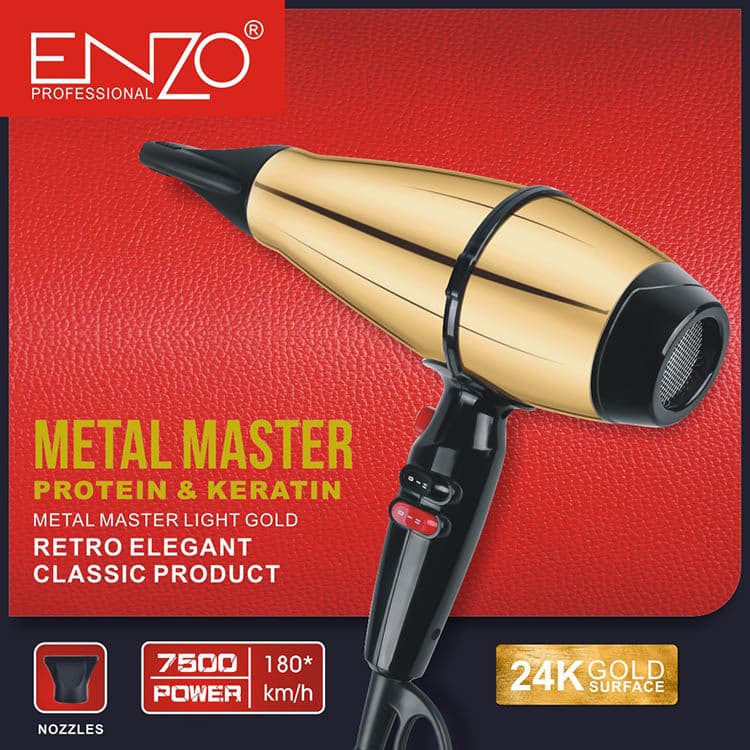 سشوار حرفه ای انزو Enzo مدل en-2998 قدرت 7500 وات