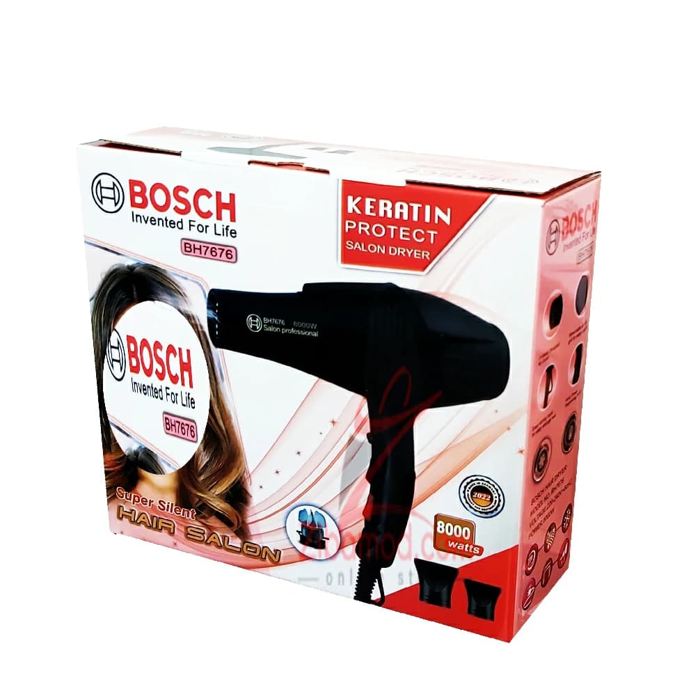سشوار حرفه ای بوش BOSCH مدل BH7676 قدرت 8000 وات — تصویر ۲