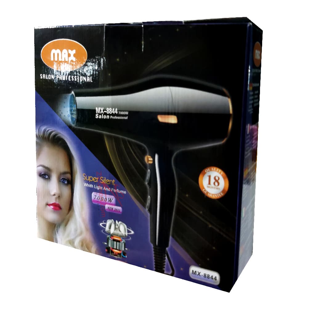 سشوار مکس max مدل MX-8844 قدرت 7000W — تصویر ۲