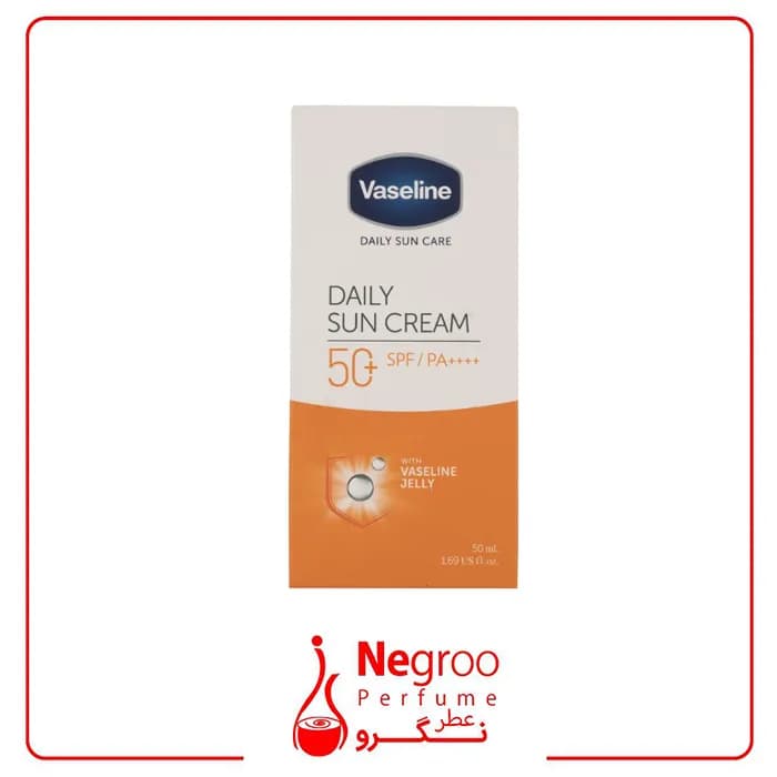 کرم ضدآفتاب بی‌رنگ وازلین، با +SPF50، مدل دیلی سان حجم 50 میلی‌لیتر/اورجینال — تصویر ۲