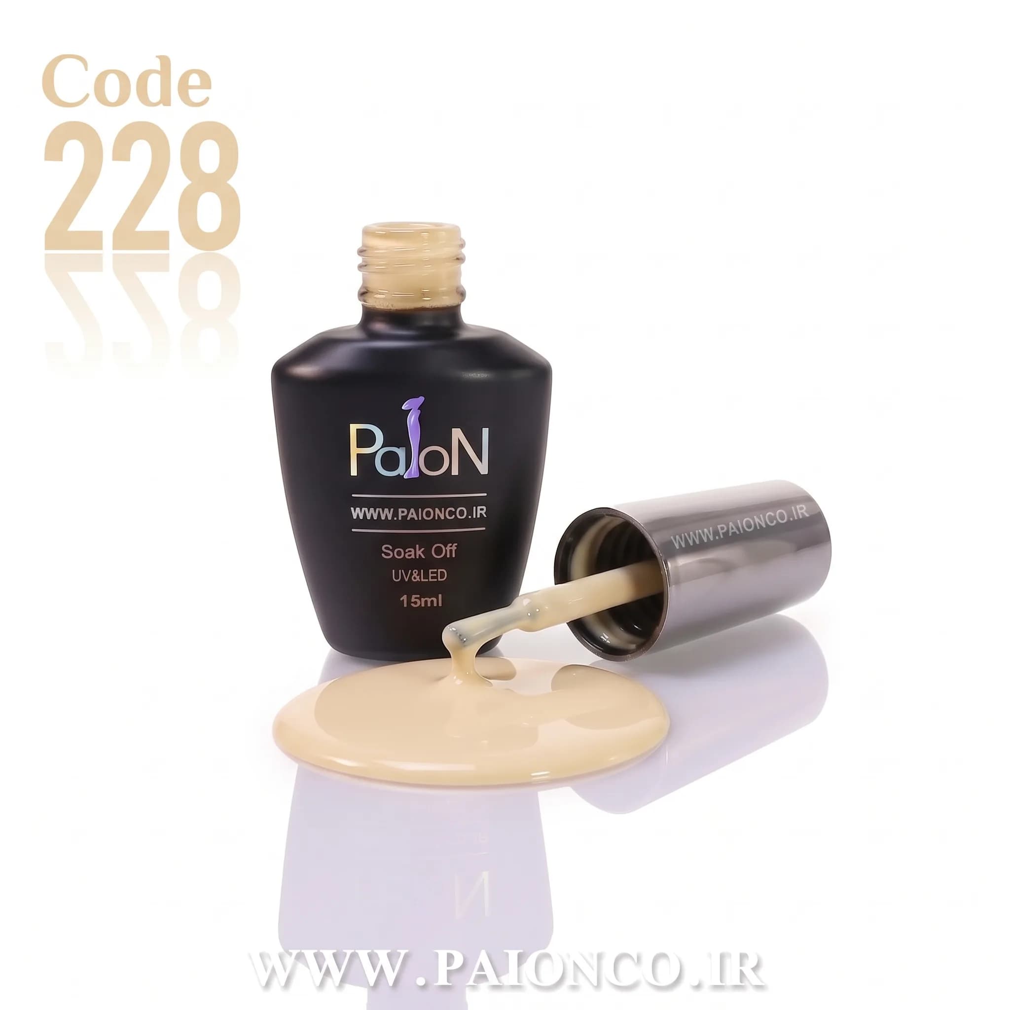 لاک ژل نرمال پایون کد 228