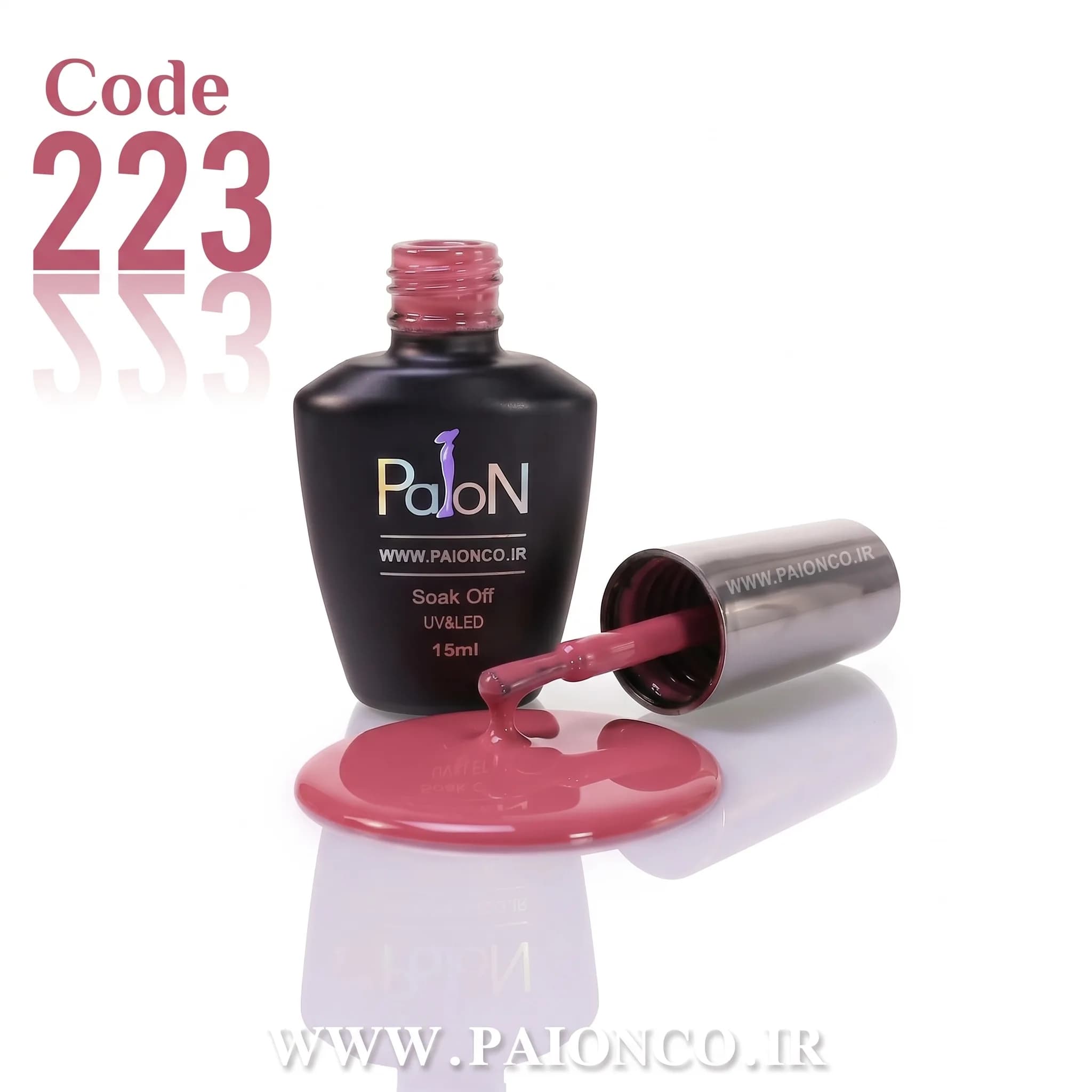 لاک ژل نرمال پایون کد 223