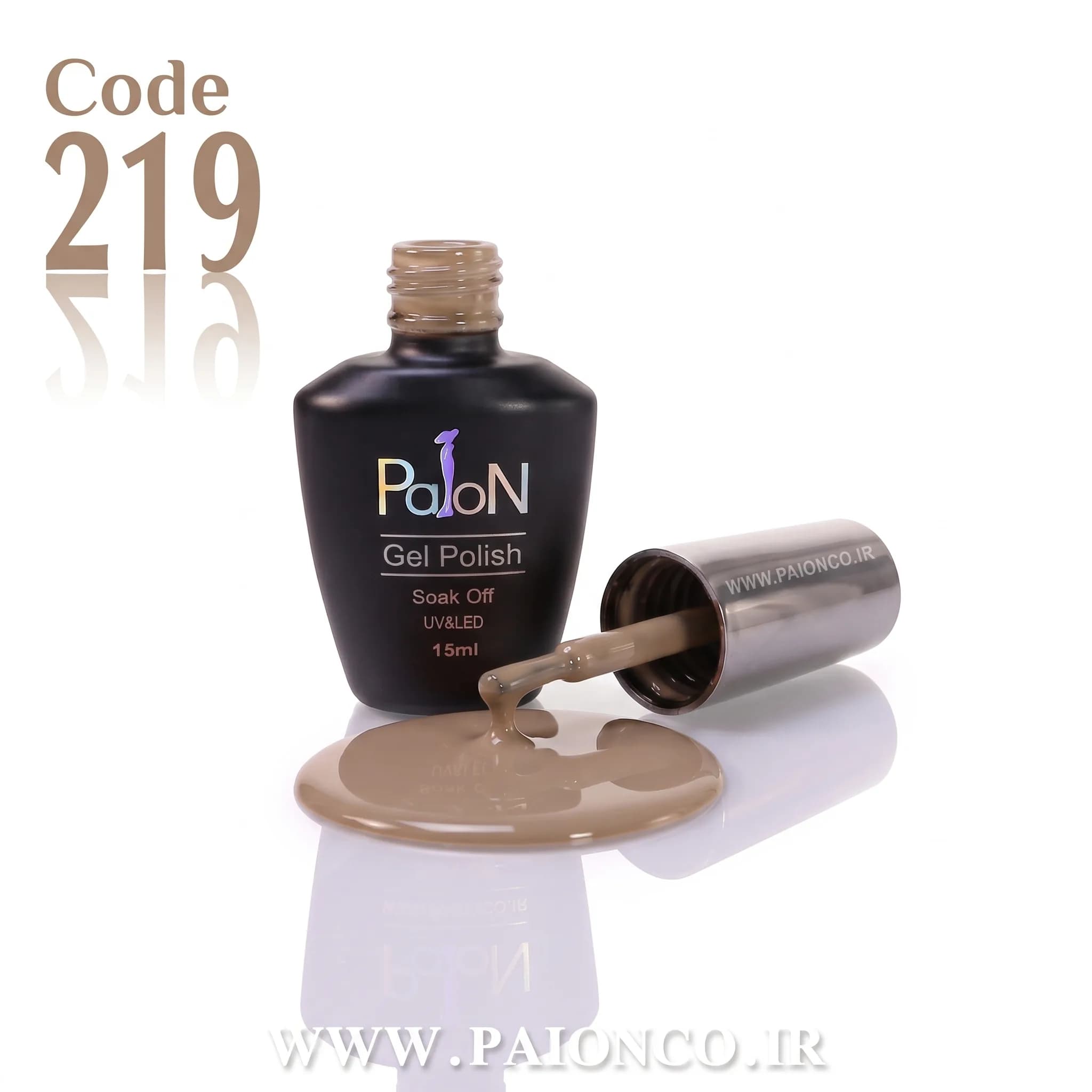 لاک ژل نرمال پایون کد 219