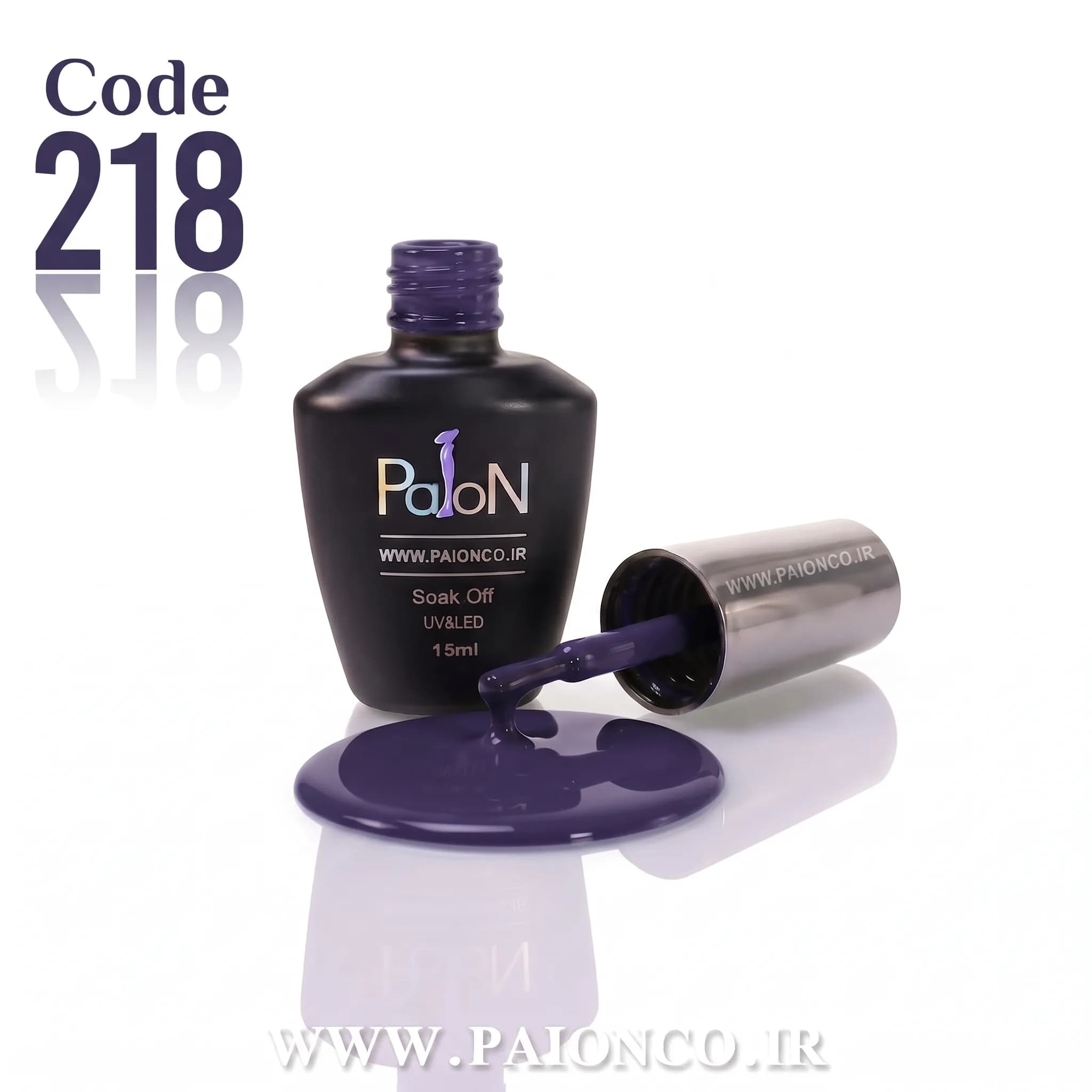 لاک ژل نرمال پایون کد 218