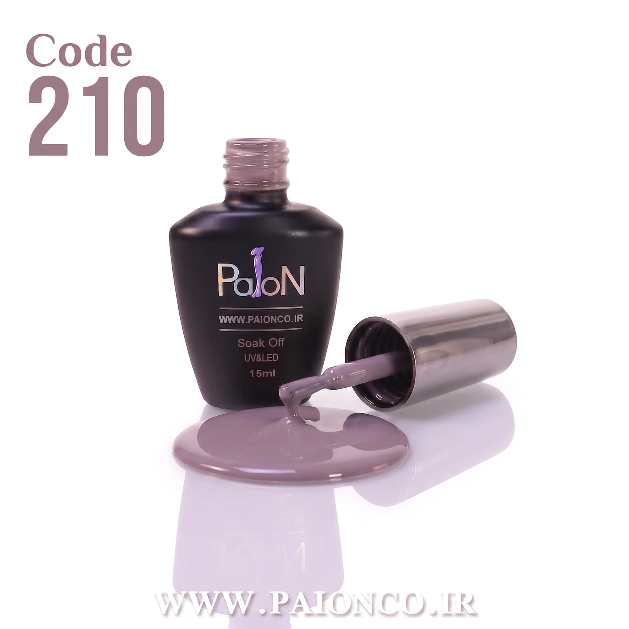 لاک ژل نرمال پایون کد 210