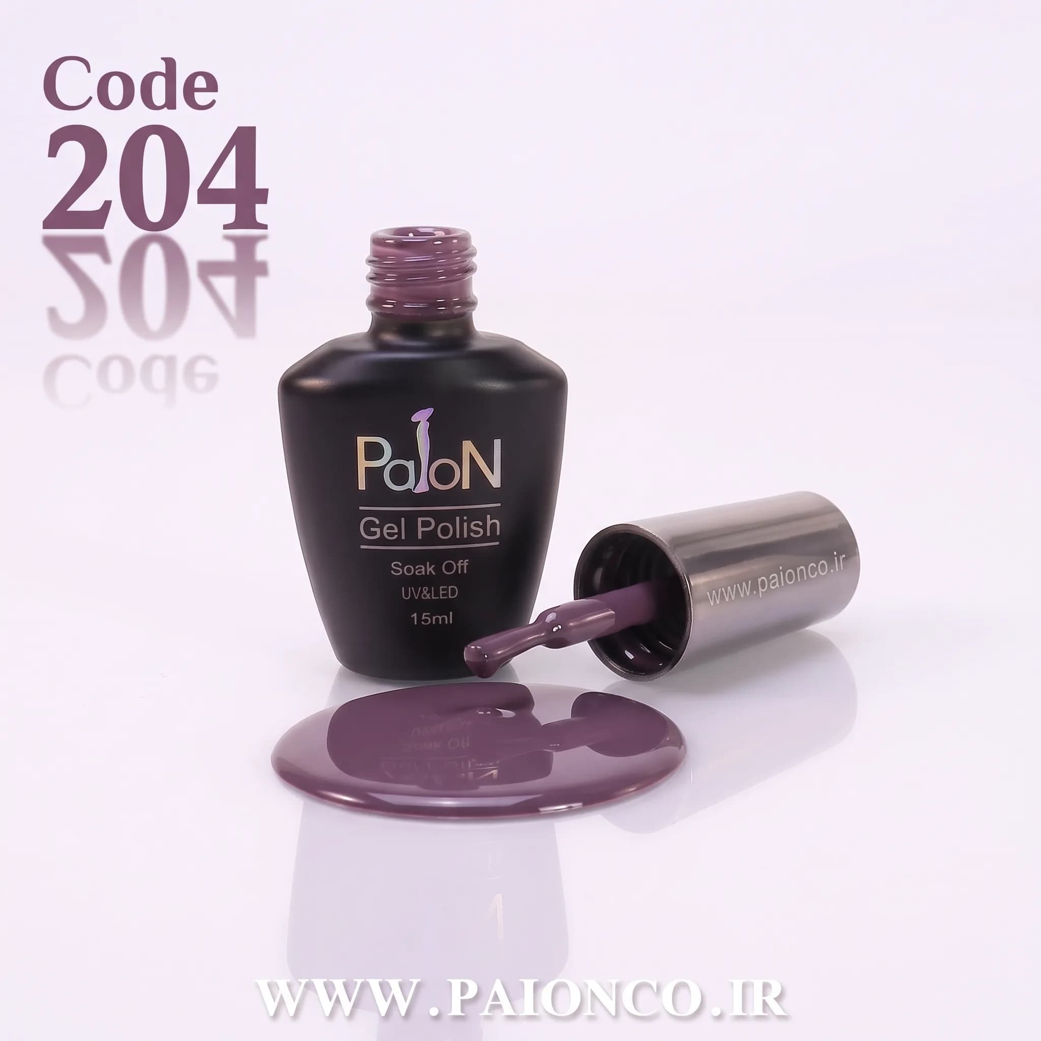 لاک ژل نرمال پایون کد 204