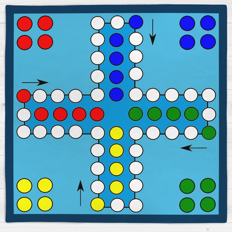 بازی فکری مدل منچ و شطرنج کد 1400 — تصویر ۳